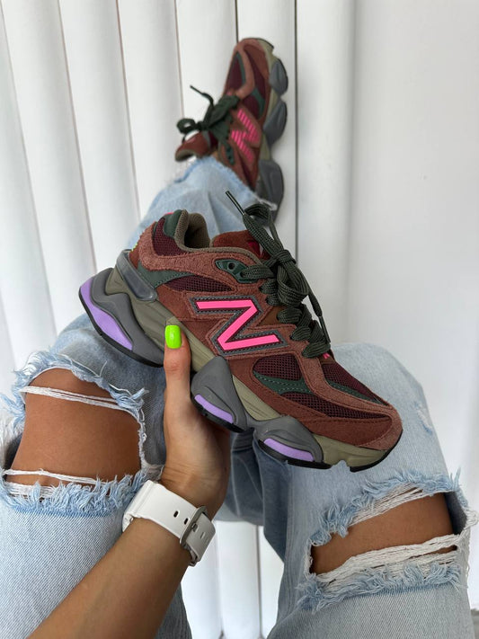 NEW BALANCE 9060 « RICH OAK BURGUNDY » premium 🩷