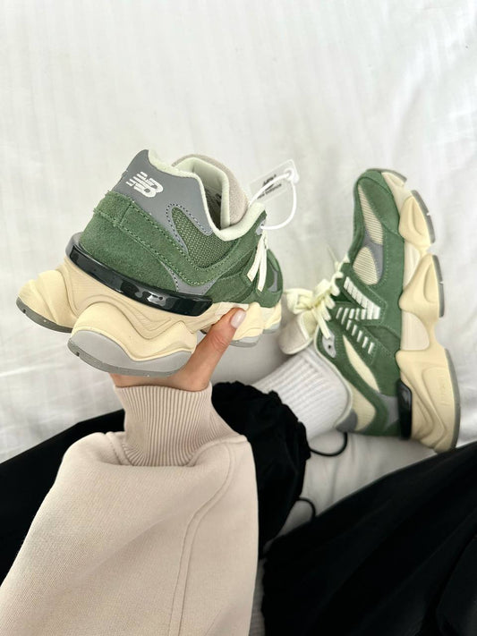 NEW BALANCE  9060 “GREEN SUEDE” premium