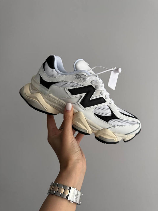 NEW BALANCE 9060 “WHITE / BLACK LEATHER” premium