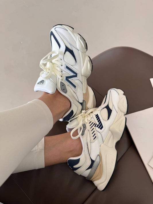 NEW BALANCE 9060 WHITE / NAVY BLUE premium